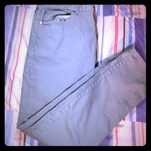 These are a pair of Bullhead skinny jeans